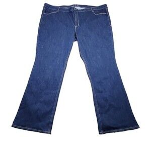 Old Navy 30 Short Mid Rise Boot Cut Jeans Women's Plus Size Bootcut Dark Wash